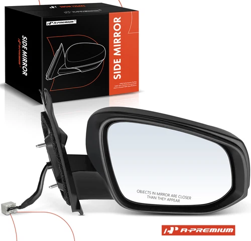 Passenger Side Textured Black Powered Heated Mirror for  Toyota Tacoma 2016-2023