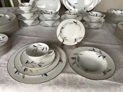 NORITAKE-DINNERWARE -Fine China Japan 6907 -7Pieces -10 Place