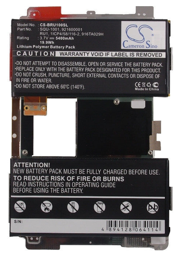BATTERIE 5400mAh 1ICP4/58/116-2 916TA029H RU1 SQU-1001 For BLACKBERRY Playbook - 第 1/4 張圖片