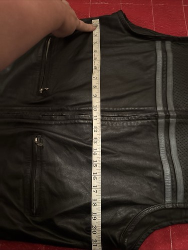 Vintage Harley Davidson EUC Full Zip Lederweste Größe L *TOP* - Bild 12 von 18