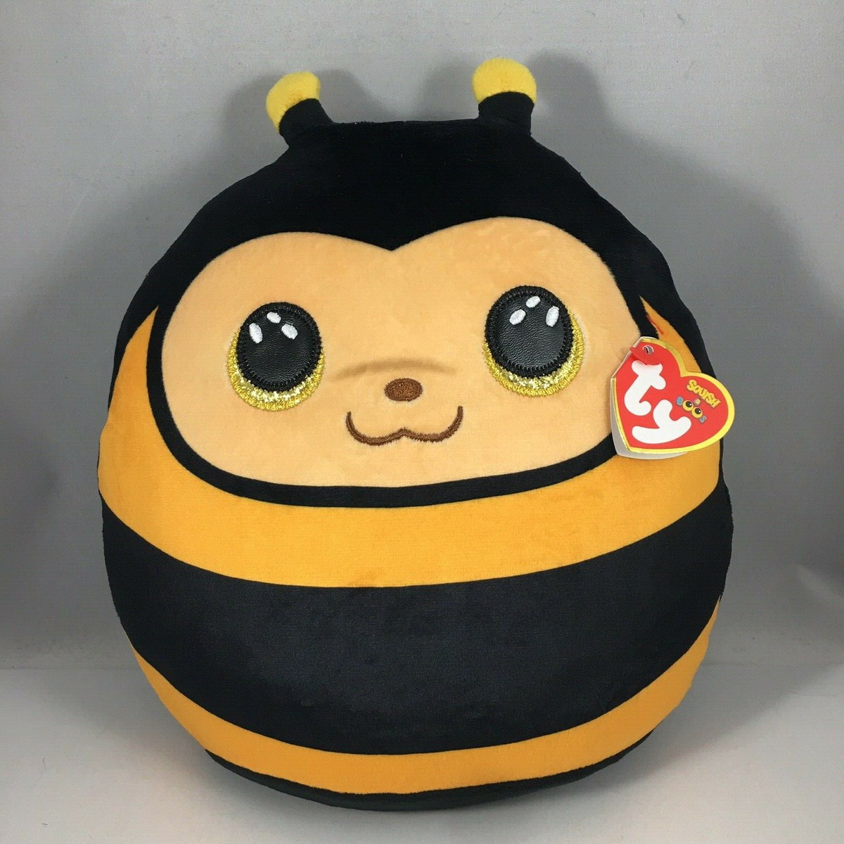 TY Squish-a-Boos ZINGER Bumble Bee Plush (10