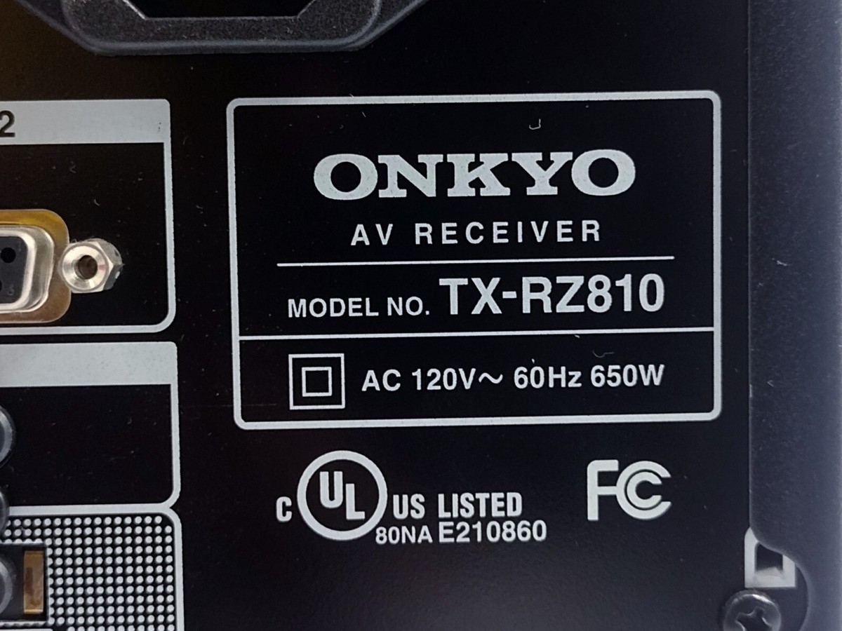 Onkyo TX-RZ810 7.2 Channel 4K Network A/V Receiver | eBay Onkyo TX-RZ810 7.2 Channel 4K Network A/V Receiver | eBay