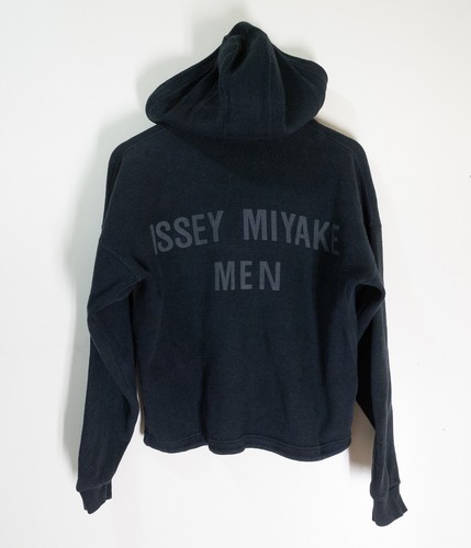 Issey Miyake Men Logo Hoodie Removable Hood