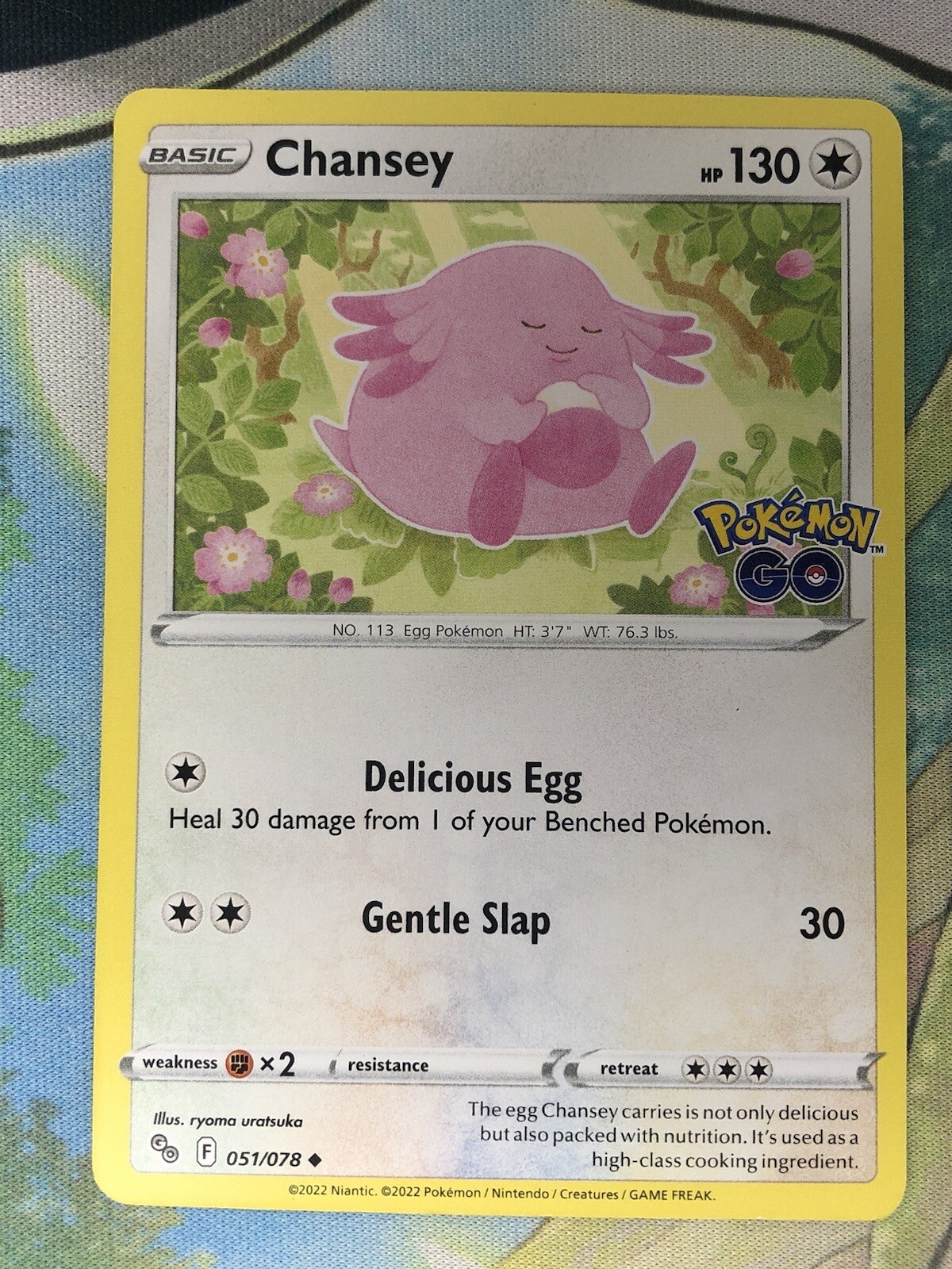 Chansey 51/78 - Pokémon GO - Uncommon - Pokemon Card TCG