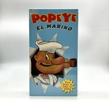 Popeye El Marino VHS New Factory Sealed  1998 Cartoon Spanish Language