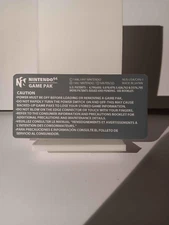 1x N64 Rear Back Replacement Game Label Glossy Sticker Precut