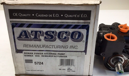 Atsco 5724 Remanufactured Power Steering Pump W/O Reservoir Fits Kia and Hyundai - Picture 6 of 6