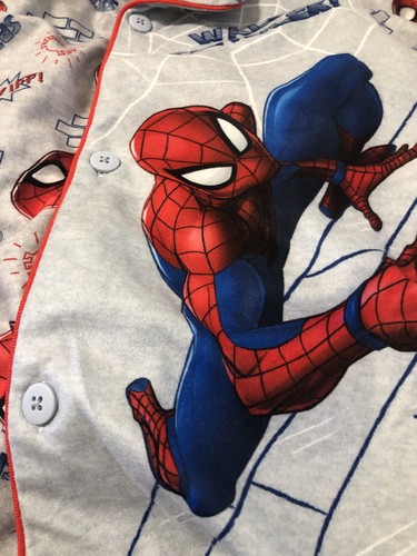 Spider-Man Boys' Long Sleeve Pajama Set 2-Piece Size Small 6/7 - Picture 4 of 8