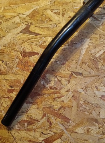 Vintage Gary Fisher Black Steel 545 mm x 25.4mm Handlebar - Picture 7 of 10