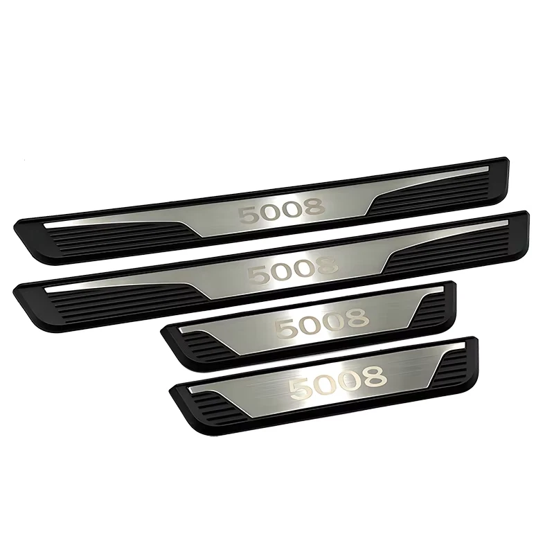 For Peugeot 5008 2016 -2020 Car Accessories Scuff Plate Protector Door Sill Trim - image 2 of 4
