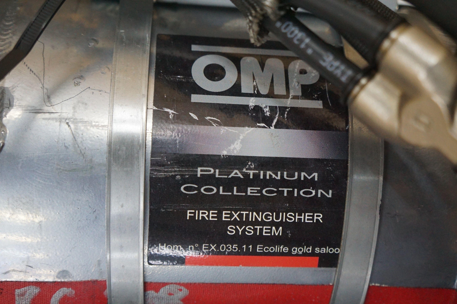 OMP Salon Series Aluminium 1.3L Extinguisher System 339652 Ferrari 488 Challenge