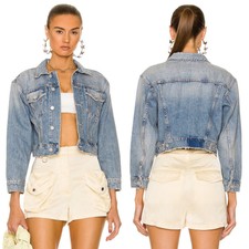 Mother The Big Shorty Denim Jacket The Other Side Size Xs