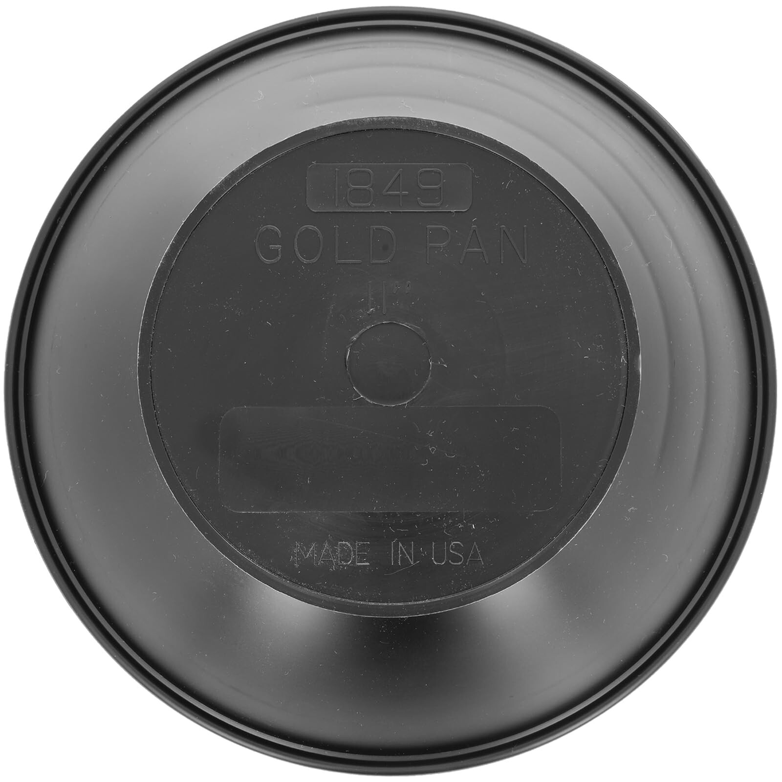 ASR Outdoor 11 Inch Heavy Duty Single Riffle Gold Pans Made in USA, Black