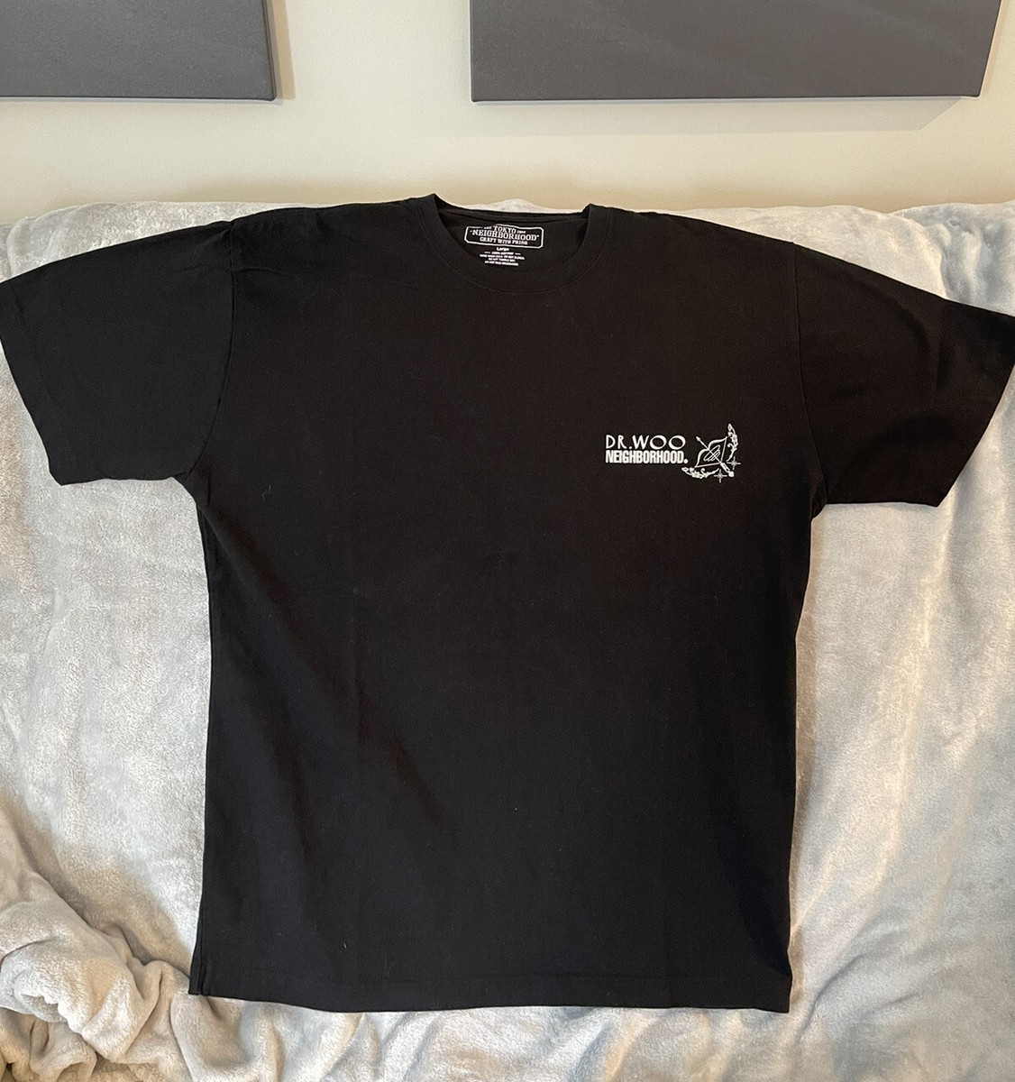 トップス neighborhood NH X DR WOO . TEE SS-1 NEIGHBORHOOD X DR. WOO 1 TEE (T-shirt) NEW from JAPAN Size L