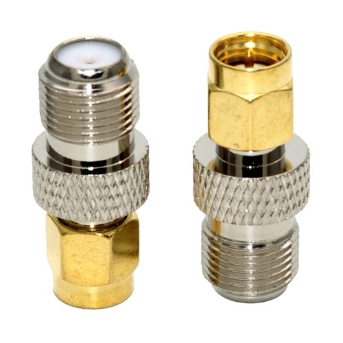 Adapter koncentryczny SMA męski na żeński F RF konwertery RF do kin domowych - Zdjęcie 6 z 8