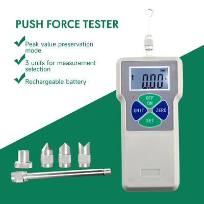 ELK-100 Digitales Kraftmessgerät Ziehen Drücken Dynamometer Gerät 100N 10Kg 22WT