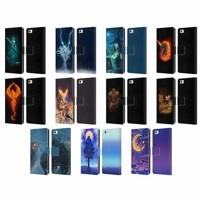 OFFICIAL CHRISTOS KARAPANOS DARK HOURS LEATHER BOOK CASE FOR HUAWEI PHONES 2