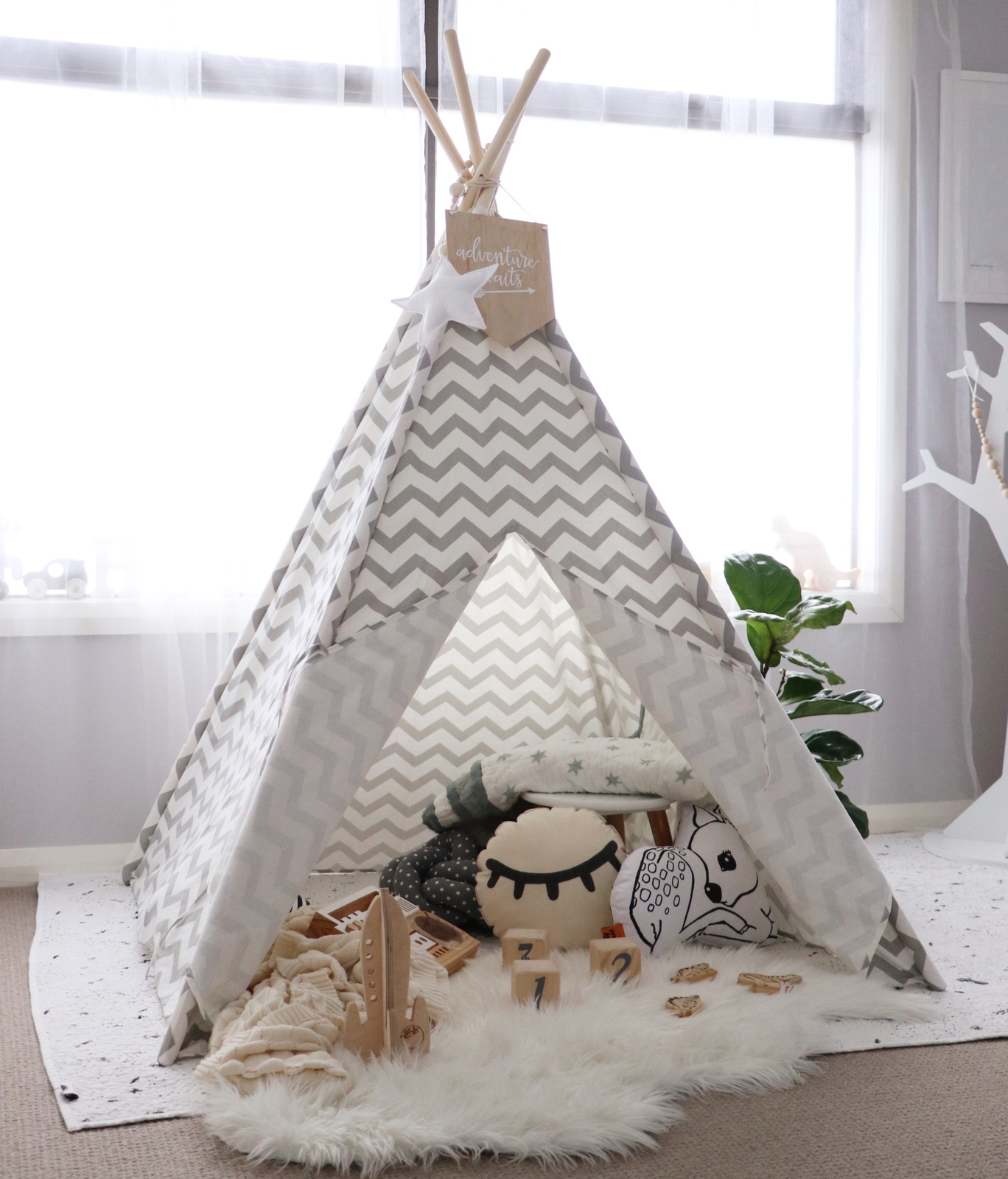 tiny land indian teepee