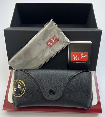 Ray-Ban Eyeglasses Sunglasses Optical Soft Case , Cleaning Cloth, Box & Booklet