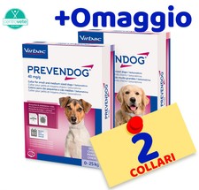Virbac PREVENDOG  → Collare Antiparassitario per CANI Da 0 - 25 kg e Oltre 25 Kg