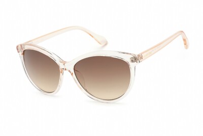 CALVIN KLEIN RETAIL CK 19534S 270 Sunglasses Crystal Beige Frame Brown Gradient