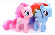 My Little Pony 6" Tall Rainbow Dash and Pinkie Pie