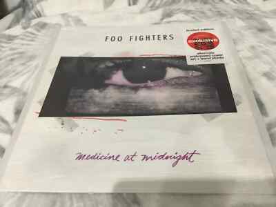 Foo Fighters MEDICINE AT MIDNIGHT LP vinyl Limited Embossed Cover Photo New