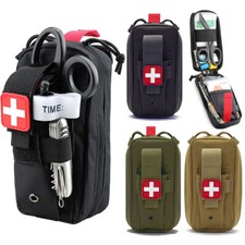 Tactical First Aid Pouch Molle Medical Pouch Tourniquet Holder Small Kit EMT Bag
