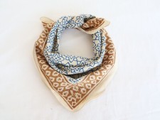 Bandana 100 Cotton Paisley Print Double-Sided Scarf Head Neck Face Mask 21"X21"