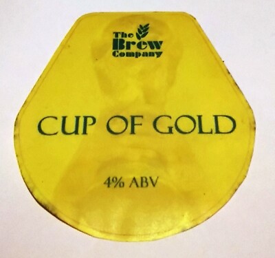 THE BREW COMPANY BRAUEREI TASSE GOLD PALE ALE BIERPUMPE CLIP ABZEICHEN 4,0 % ABV TBC
