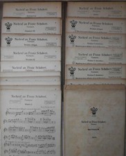 Noten: Oskar Fetras, Nachruf an Franz Schubert, Fantasie - Op. 205. Anton J.