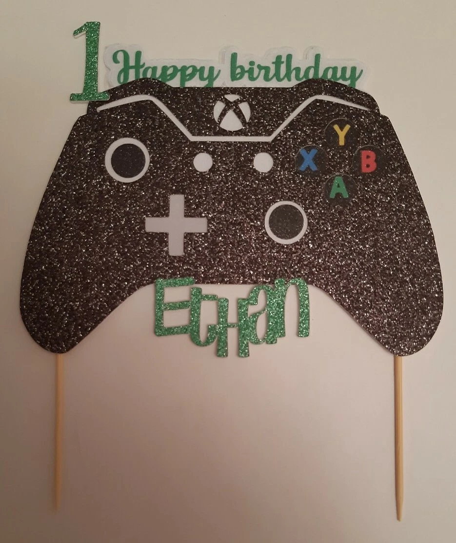 Topper Per Torta A Tema Controller Di Gioco, Livello Superiore Al 10 - Foto 5