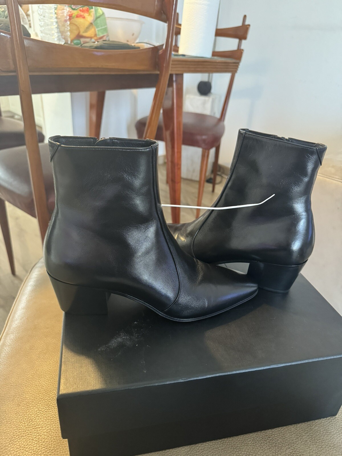 STIVALETTO VASSILI 60 IN PELLE LISCIA SAINT LAURENT STAGIONE PRIMAVERA2024