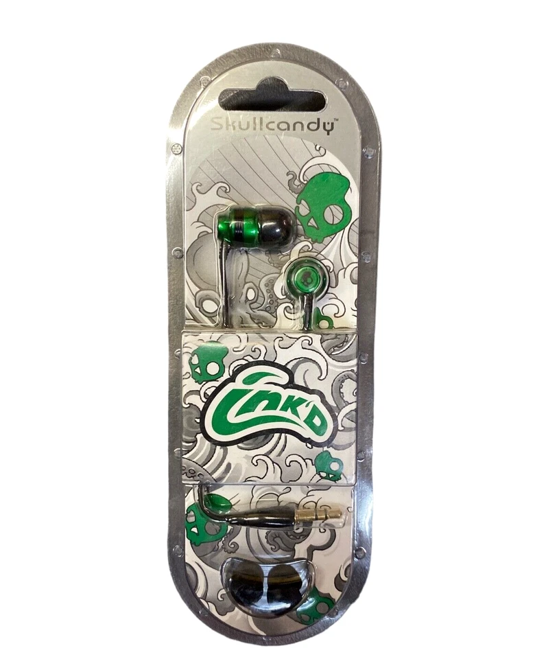 Auriculares Skullcandy Ink'd (negro/verde) Foto 2 de 2