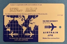 Air Train JFK, NYC MetroCard-Expired, Mint condition