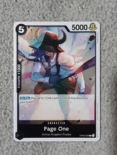 Page One OP08-092 Rare English Two Legends One Piece TCG Card Game