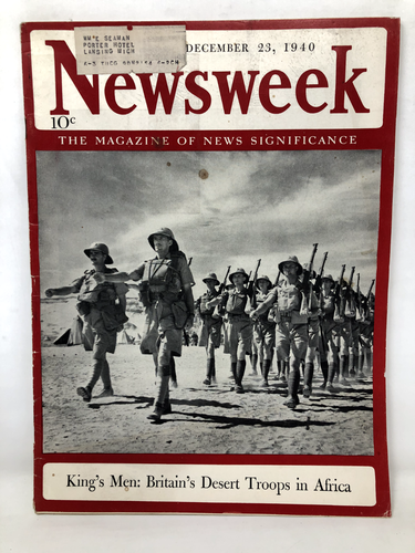 Lot of 7 FDR Cover Newsweek Magazines, 1940s, Navy Troops, World War II - Picture 11 of 22