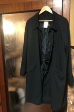 Bhs Black Coat With Removable Hood - Size 20 Uk - New With Tags -