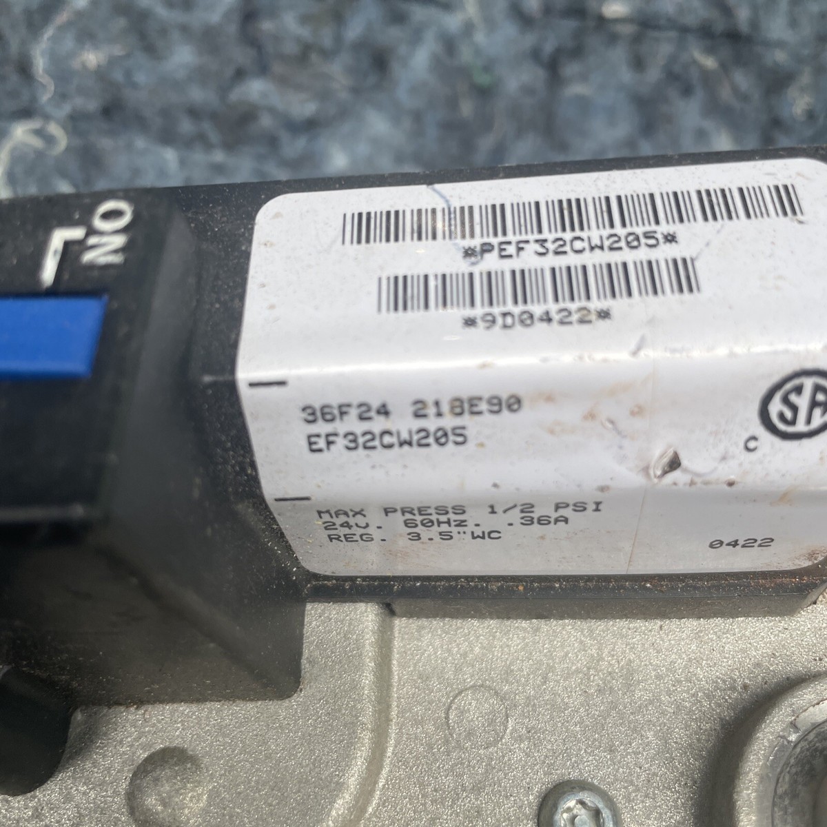 Valvola Gas Forno HVAC White Rodgers 36F24 218E90 EF32CW205 - Foto 2