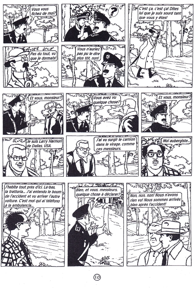 PARODIE HOMMAGE A HERGE TINTIN ET LE THERMOZERO 56 PAGES EN NOIR ET BLANC - Photo 2/2