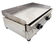Stainless Commercial Home Gas Grill Griddle Camp Countertop Flat Cooking 2800 Pa