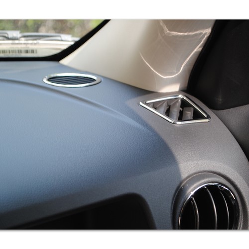 4Pcs Dashboard Pillar Air Vent Cover Trim Set For Jeep Patriot Compass 2011-2017 - Foto 5 di 19