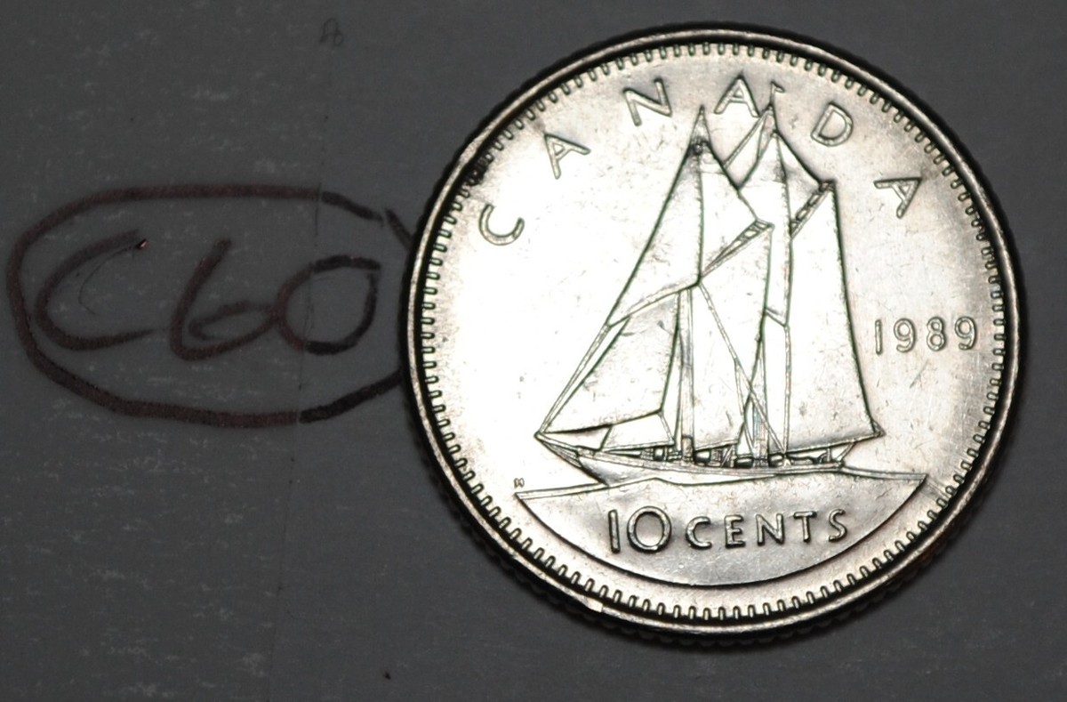 Canada 1989 10 cents Elizabeth II Canadian Dime Lot #C60 | eBay