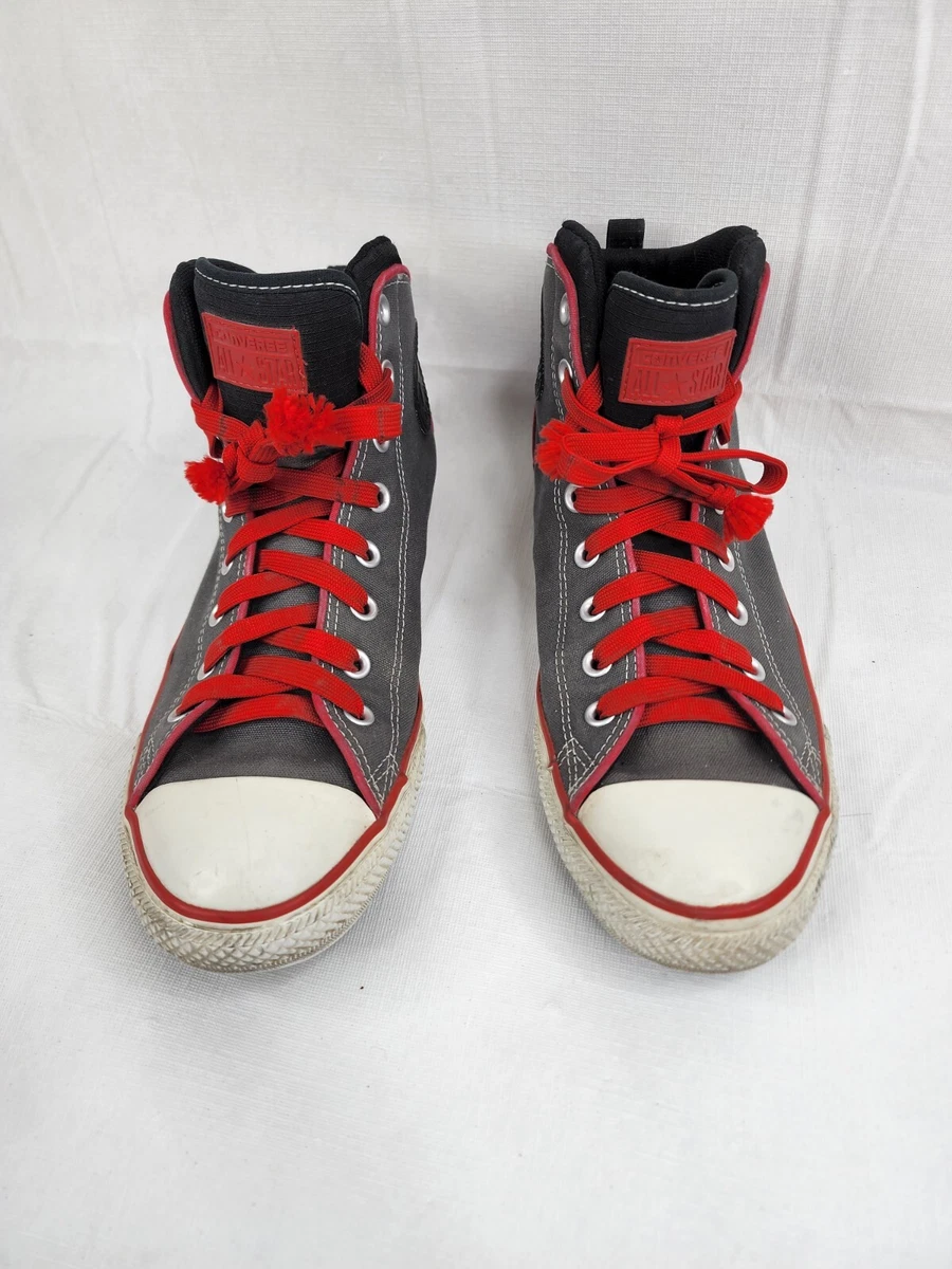 converse with writing on the side