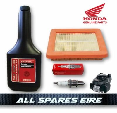 #ad GENUINE HONDA GCV135 GC160 GCV160 GCV190 TUNE UP KIT LAWNMOWER FILTER PLUGamp; OIL $24.95
