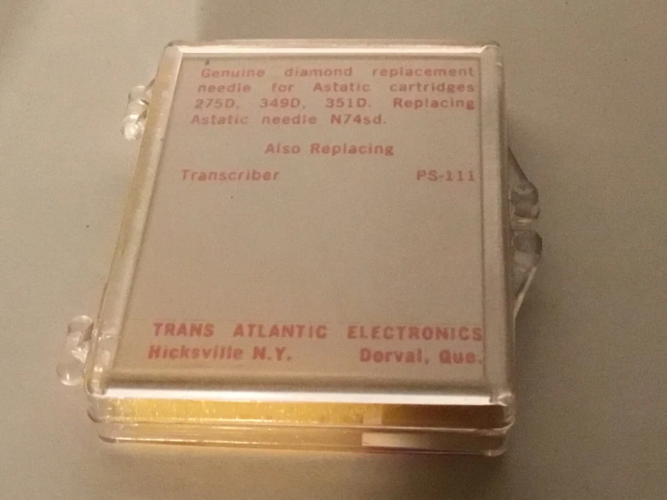 TAE 5057DS 5057-DS Astatic N74sd Stylus needle For Cartridges 275D 349D 351D - Image 3 of 4