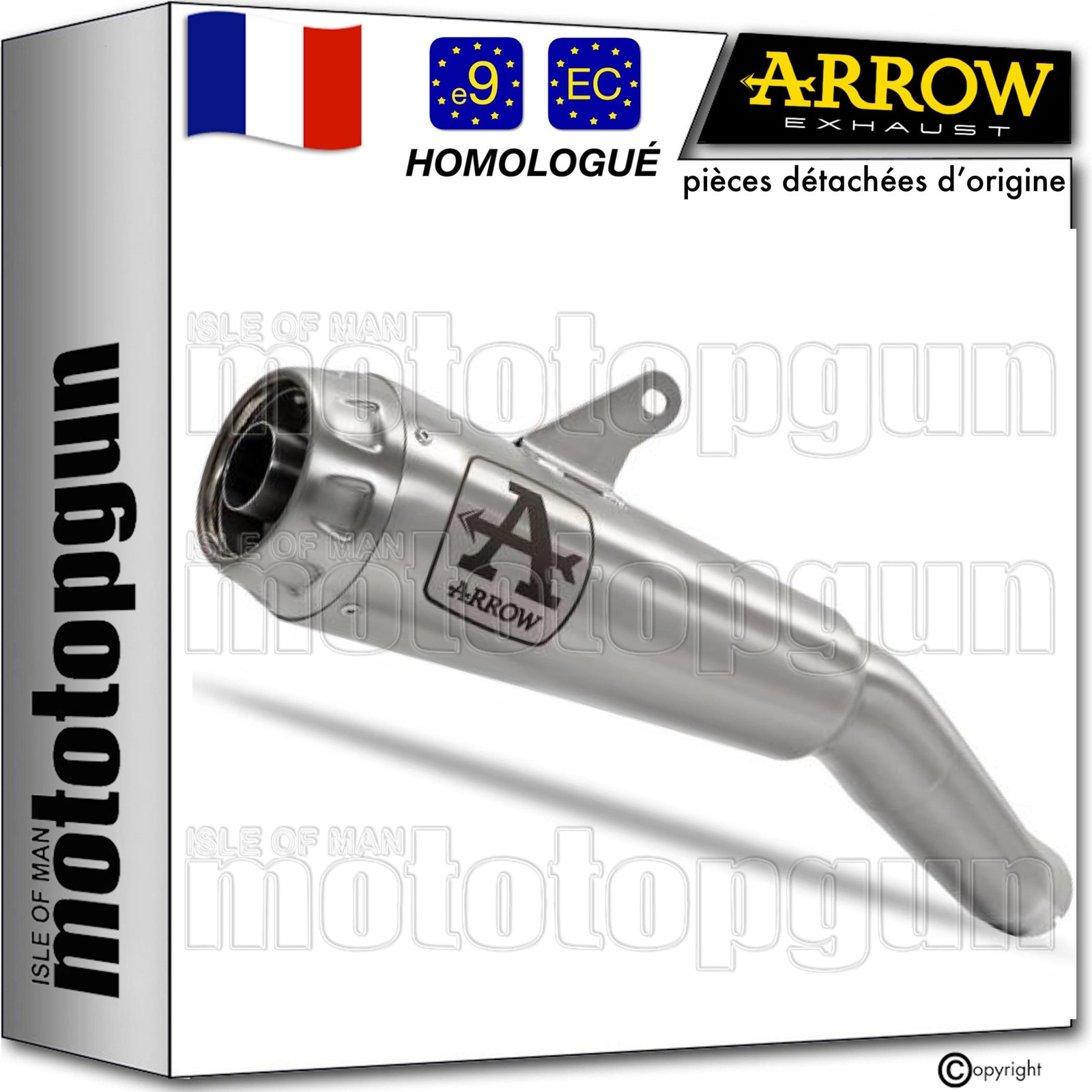 Pot echappement Arrow Pro-Race Nichrom pour Honda X-ADV 750 2026