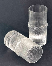 Paar Iittala  Niva Wasser Glas Tapio Wirkkala 2x Saftglas Finnland (AB)