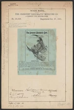 Crescent Rheumatic Medicine Co. Crescent Rheumatic Cure brand Remedy Rheumatism