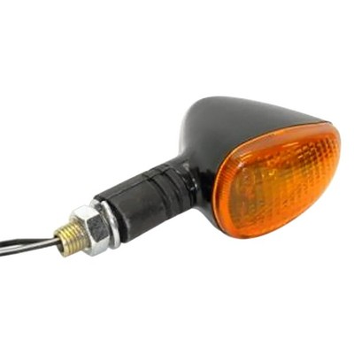 K&S Technologies 25-8400S Stalk Black Marker Lights w Amber Lenses
